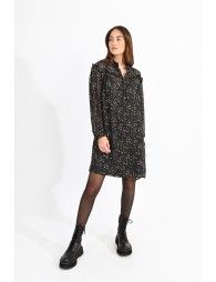 Floral print shirt dress