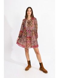 Mini printed dress