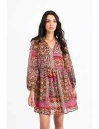 Mini printed dress