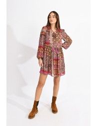 Mini printed dress