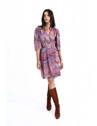 Mini fake wrap dress