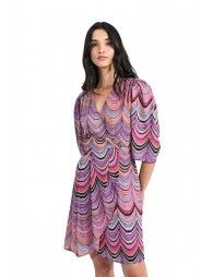 Mini fake wrap dress