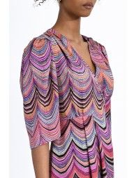 Mini fake wrap dress