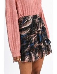 Ruffled mini skirt