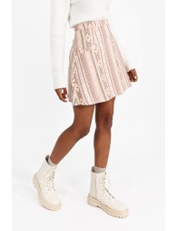 Mini printed skirt
