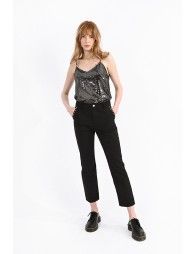 Straight-leg pants