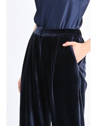 Fluid velvet pants