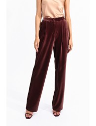 Fluid velvet pants
