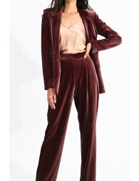 Fluid velvet pants
