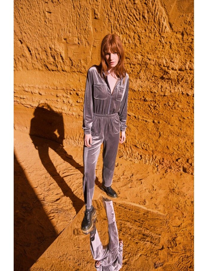 Velvet jumpsuit