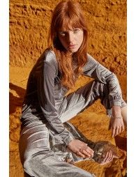 Velvet jumpsuit