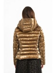 Hooded puffer coat
