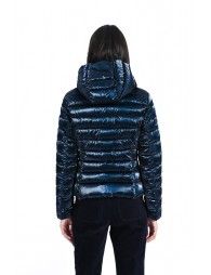 Hooded puffer coat