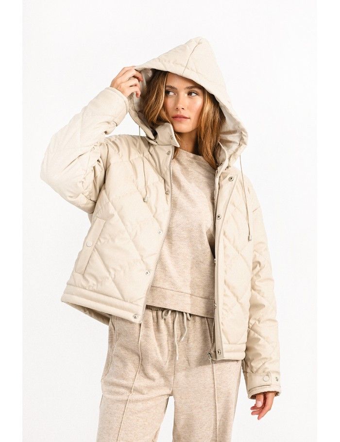 Hendriksen slim fit discount quilted down coat
