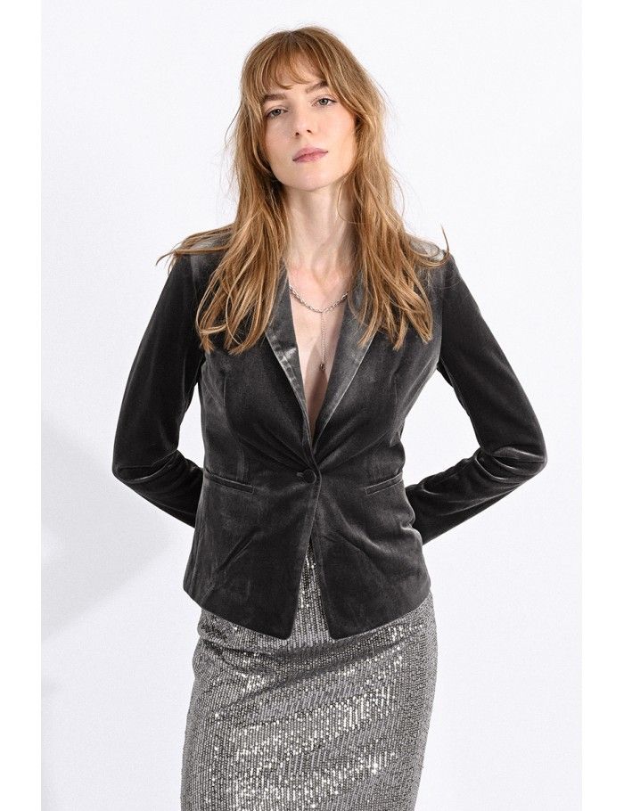 Velvet blazer