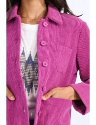 Button-down corduroy jacket