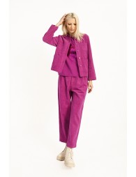 Button-down corduroy jacket