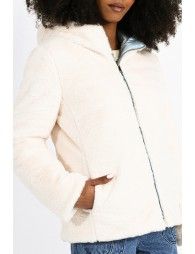 Reversible down coat