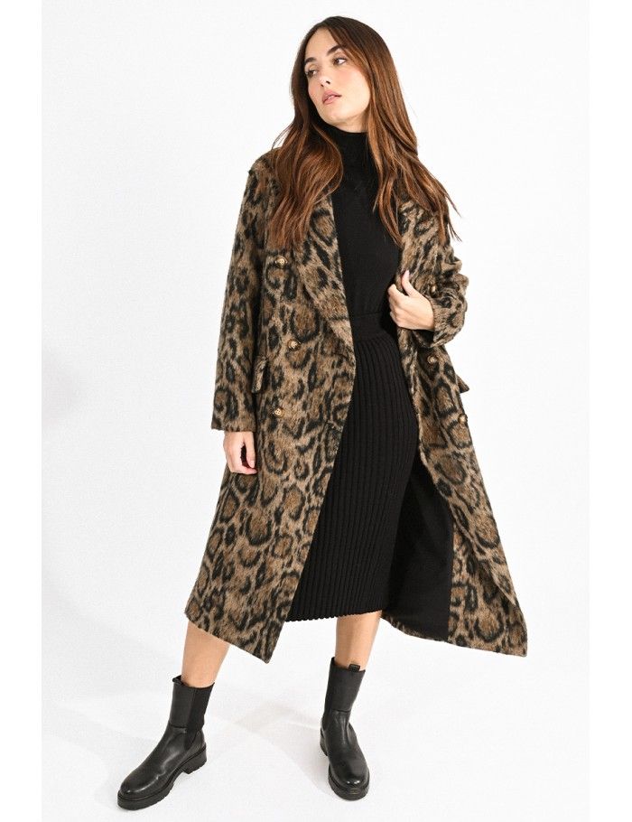 Leopard Coat - Molly Bracken E-Shop