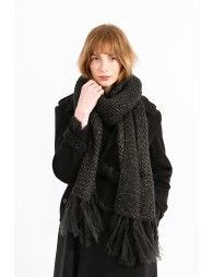 Fringed scarf