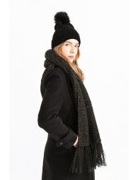 Fringed scarf