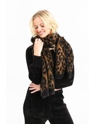 Animal print scarf