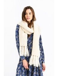 Fringed scarf