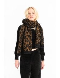 Animal print scarf