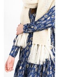 Fringed scarf