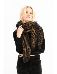 Animal print scarf
