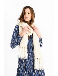 Fringed scarf