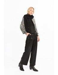 Fine knit scarf