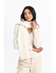 Fine knit scarf