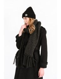 Star knit beanie