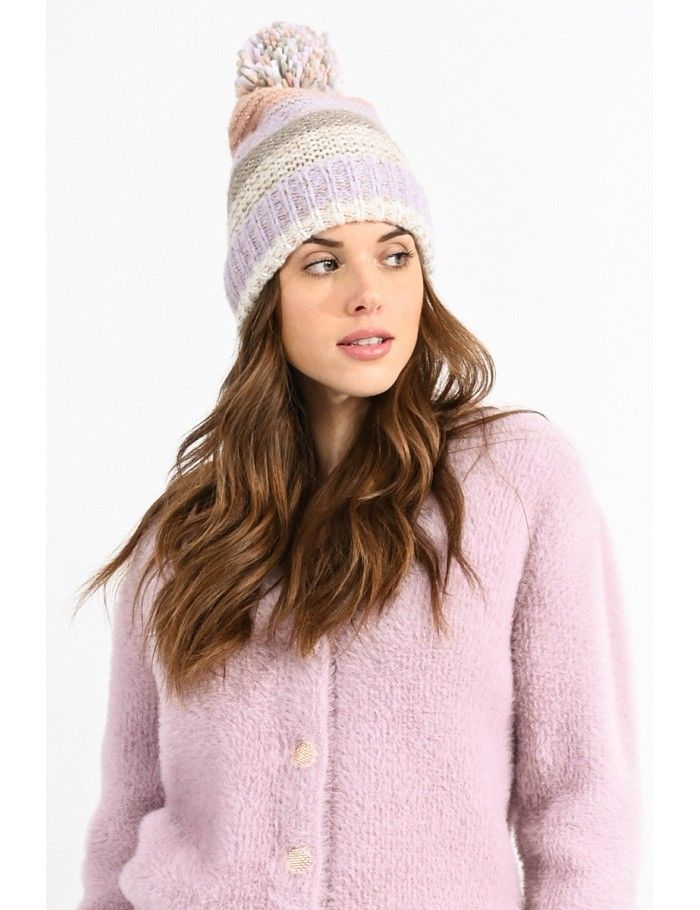 Striped Beanie
