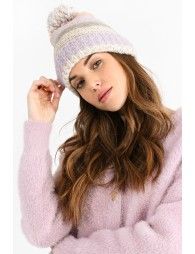 Striped Beanie