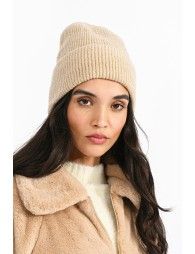 Ribbed knit hat
