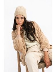 Ribbed knit hat