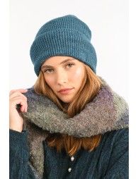 Ribbed knit hat