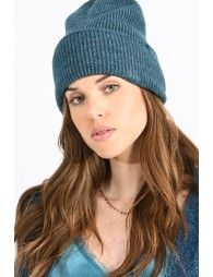 Ribbed knit hat