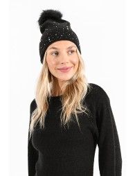 Ribbed knit beanie