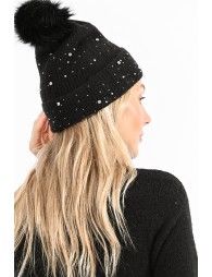 Ribbed knit beanie