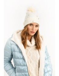 Ribbed knit beanie