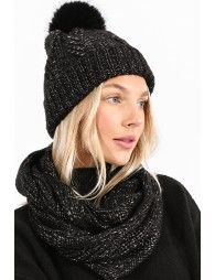 Beanie and scarf set