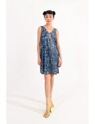 A-line sequined dress