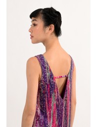 A-line sequined dress
