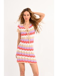 Straight knit dress