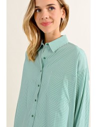 Camisa de manga larga, con estampado rayas 