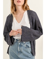 Open front silhouette cardigan
