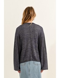 Open front silhouette cardigan